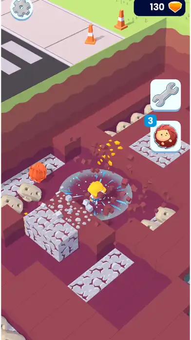 Play Cube Digger as an online game Cube Digger with UptoPlay