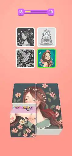 Play Cubeez Puzzle as an online game Cubeez Puzzle with UptoPlay