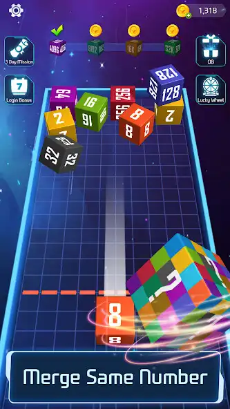 Play Cube Galaxy: Shooting2048  and enjoy Cube Galaxy: Shooting2048 with UptoPlay