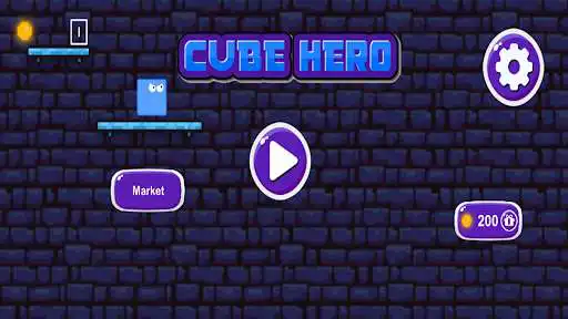 Play Cube Hero as an online game Cube Hero with UptoPlay