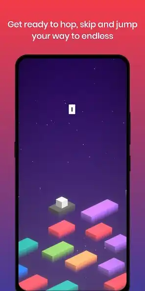 Play Cube Jump Endless as an online game Cube Jump Endless with UptoPlay