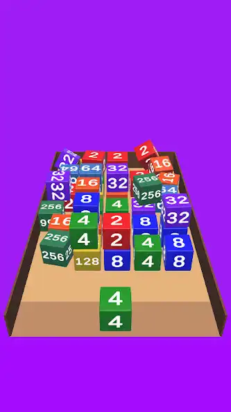 Play Cubes 3D 2048 as an online game Cubes 3D 2048 with UptoPlay