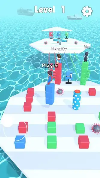 Play Cubes And Bridges as an online game Cubes And Bridges with UptoPlay