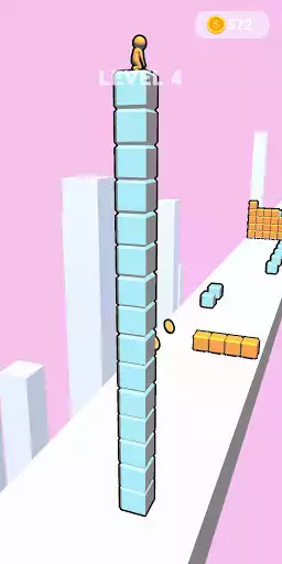 Cube Stack Surfer 3D - Free Cube Jumper Game online game with UptoPlay