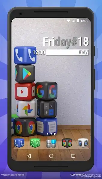 Play Cube Theme 2 - Icon Pack as an online game Cube Theme 2 - Icon Pack with UptoPlay
