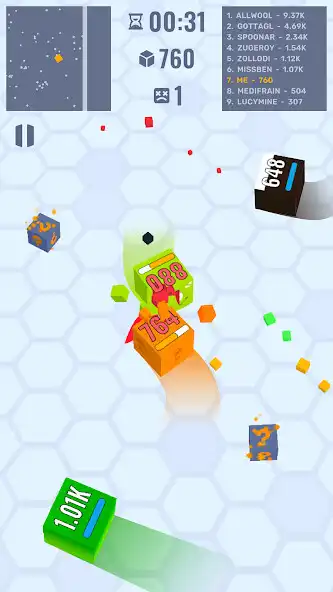 Play Cube Zone io as an online game Cube Zone io with UptoPlay