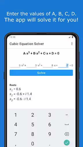 Play Cubic Equation Solver as an online game Cubic Equation Solver with UptoPlay