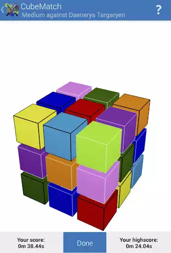 Play CubiColor - 3D Sudoku puzzle as an online game CubiColor - 3D Sudoku puzzle with UptoPlay