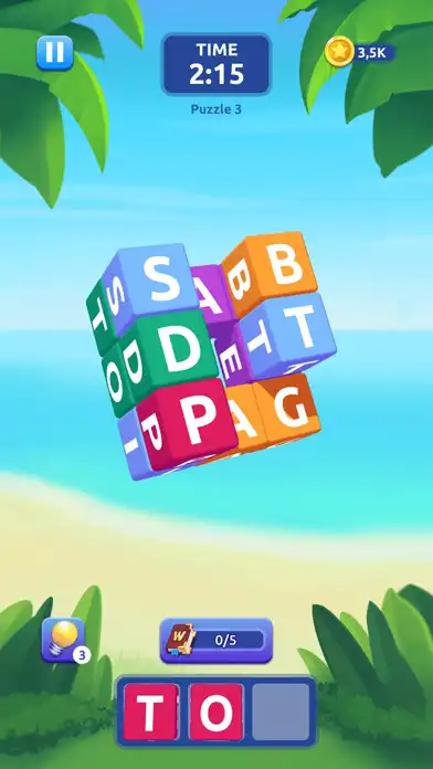 Play Cuby Words  and enjoy Cuby Words with UptoPlay