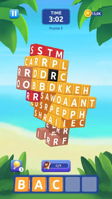 Play Cuby Words as an online game Cuby Words with UptoPlay