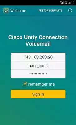Play CUC Voicemail