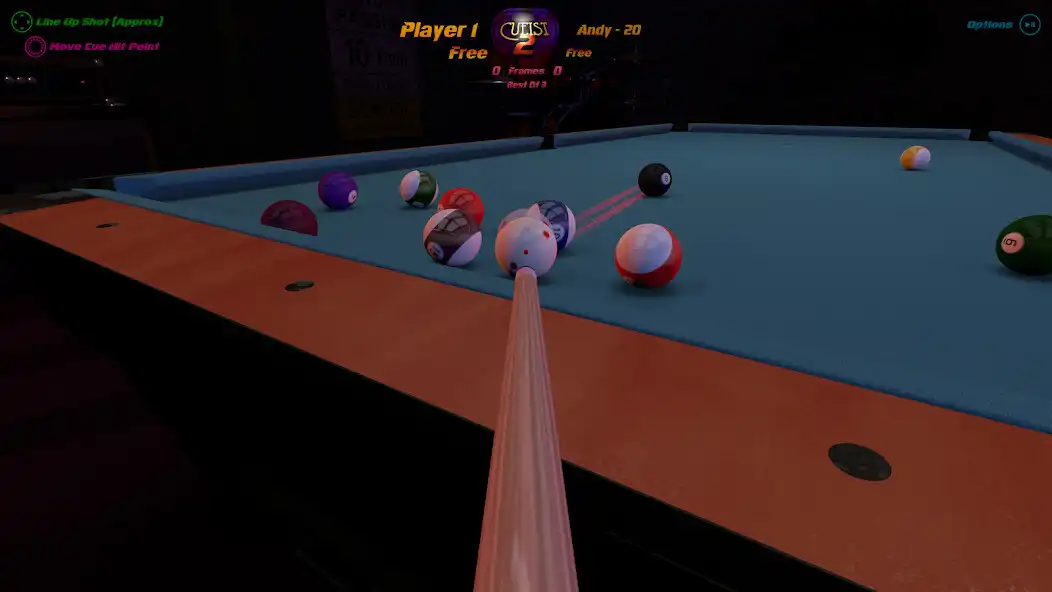 Play Cueist 2 - Exhibition Match as an online game Cueist 2 - Exhibition Match with UptoPlay