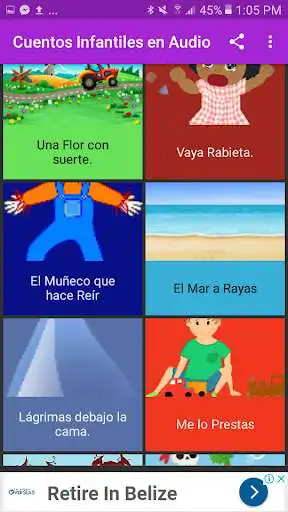 Play Cuentos Infantiles en Audio as an online game Cuentos Infantiles en Audio with UptoPlay
