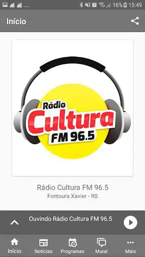 Play Cultura FM 96,5 Fontoura Xavier