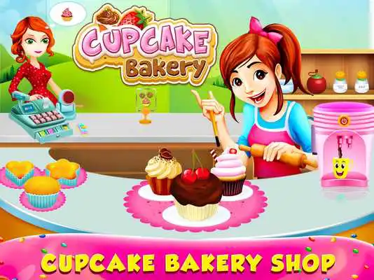 Play Cupcake Bakery Shop - Kids Food Maker Games