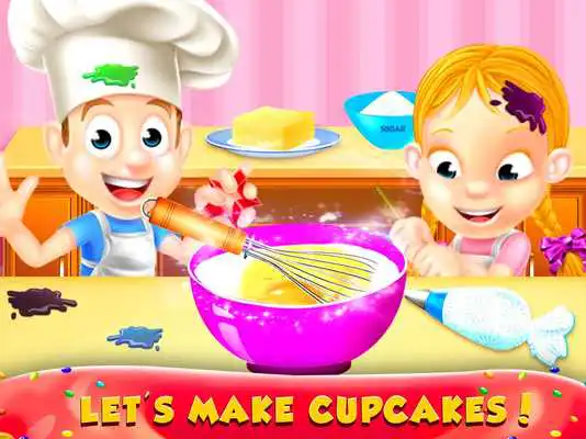 Play Cupcake Bakery Shop - Kids Food Maker Games