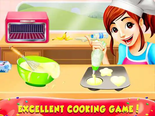 Play Cupcake Bakery Shop - Kids Food Maker Games