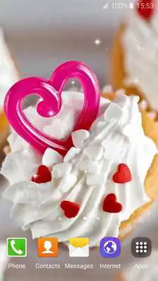 Play Cupcake Live Wallpaper