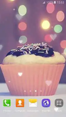 Play Cupcake Live Wallpaper