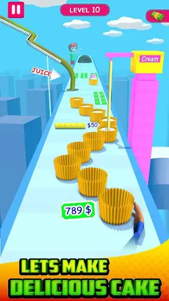 Play Cupcake Stack 3D: Cupcake Game  and enjoy Cupcake Stack 3D: Cupcake Game with UptoPlay