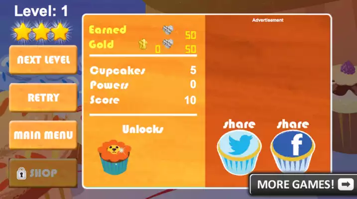 Play Cupcakes vs. Veggies