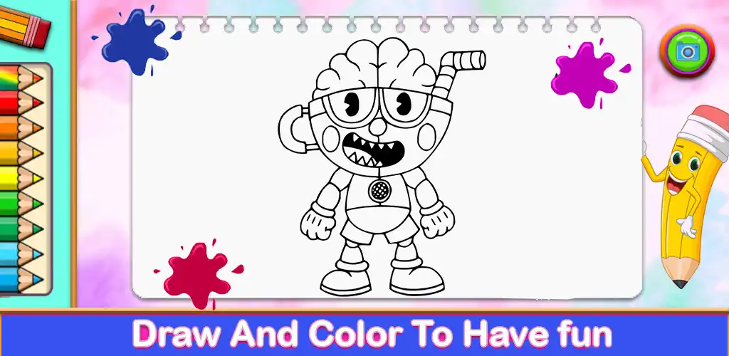 Play Cup Coloring Head  and enjoy Cup Coloring Head with UptoPlay