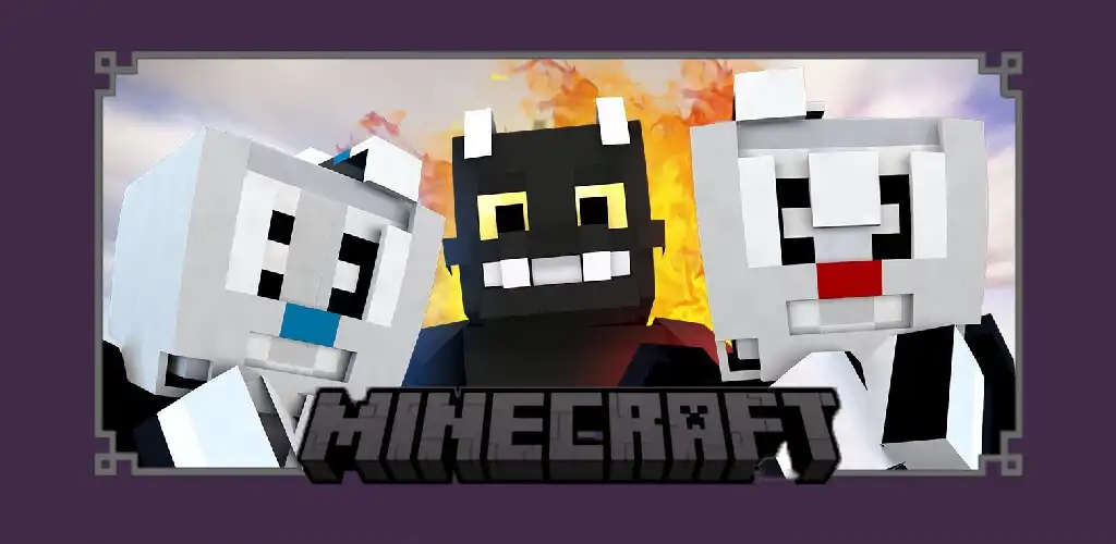 Play Cuphead and Mugman Mod MCPE pe  and enjoy Cuphead and Mugman Mod MCPE pe with UptoPlay