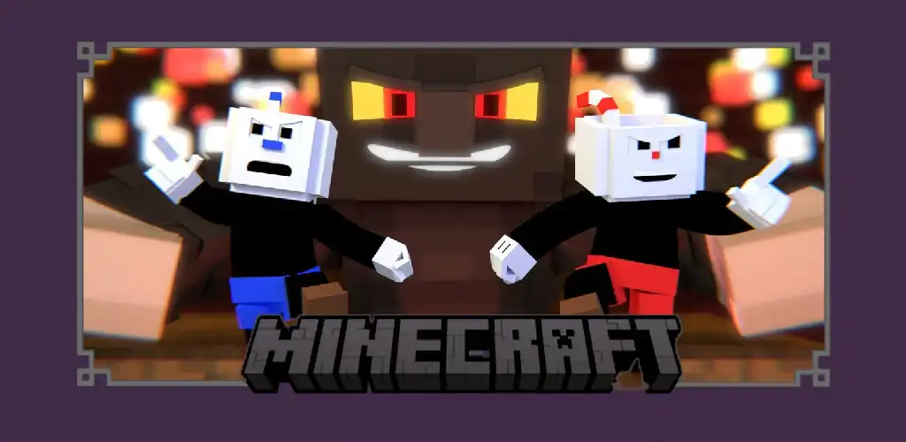 Play Cuphead and Mugman Mod MCPE pe as an online game Cuphead and Mugman Mod MCPE pe with UptoPlay