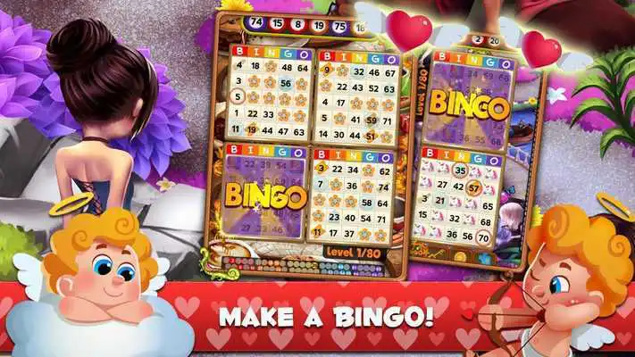 Play Cupid Bingo: Valentines Day Love Story