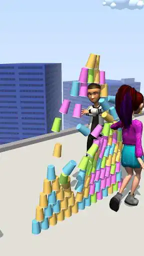 Play Cups Collapse as an online game Cups Collapse with UptoPlay