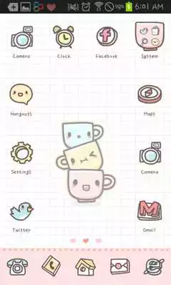 Play Cups go launcher theme