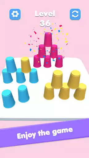 Play Cup Stacking  and enjoy Cup Stacking with UptoPlay