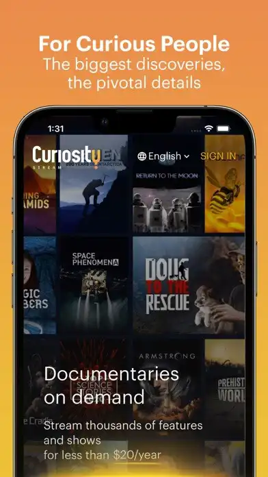 Play Curiosity Stream  and enjoy Curiosity Stream with UptoPlay