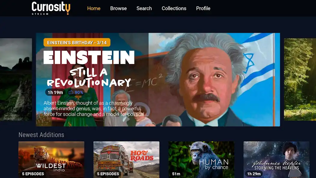 Play Curiosity Stream (TV)  and enjoy Curiosity Stream (TV) with UptoPlay