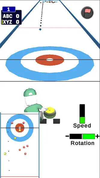 Play Curling Clash: Online Duel as an online game Curling Clash: Online Duel with UptoPlay
