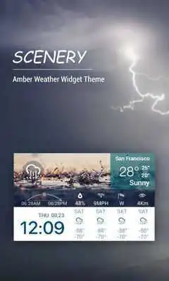 Play Current weather  forecast wid