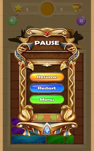 Play Cursed Blocks of Puzzle Tomb as an online game Cursed Blocks of Puzzle Tomb with UptoPlay
