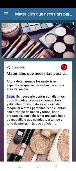 Play Curso de Maquillaje as an online game Curso de Maquillaje with UptoPlay