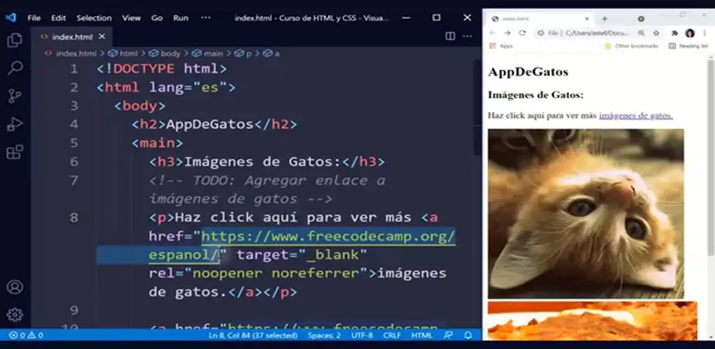 Play Curso HTML y CSS as an online game Curso HTML y CSS with UptoPlay