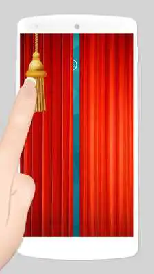 Play curtain fake lock screen