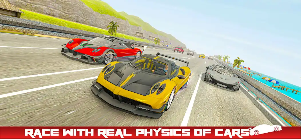 Play Curved Highway Traffic Racer as an online game Curved Highway Traffic Racer with UptoPlay