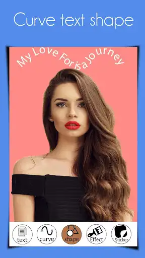 Play Curve Text Stylish On Photo - swipe type nameart as an online game Curve Text Stylish On Photo - swipe type nameart with UptoPlay