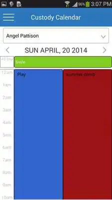 Play Custody Calendar
