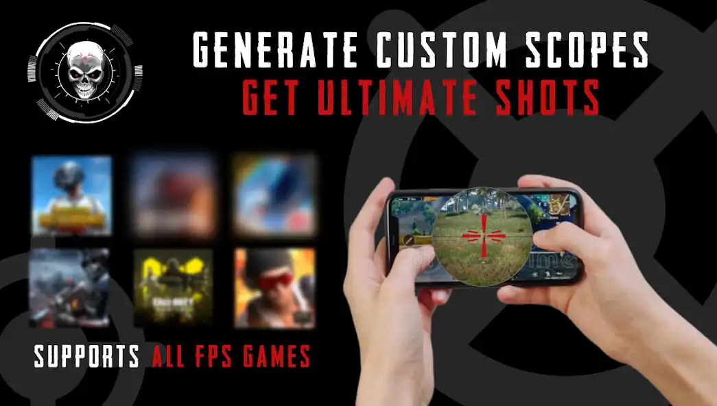 Play Custom Aim Pro - FPS scopes  and enjoy Custom Aim Pro - FPS scopes with UptoPlay