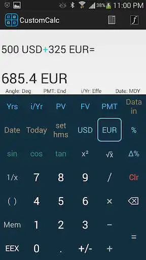Play CustomCalc Custom Calculator  and enjoy CustomCalc Custom Calculator with UptoPlay