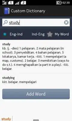 Play Custom Dictionary