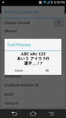 Play CustomFont Manager