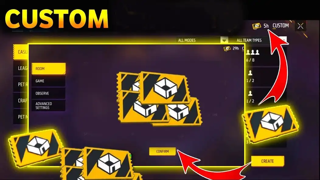 Play custom room card as an online game custom room card with UptoPlay