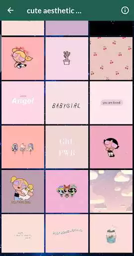 Play Cute Aesthetic Wallpapers as an online game Cute Aesthetic Wallpapers with UptoPlay