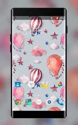 Play Cute air balloon Theme for Intex Aqua Y2